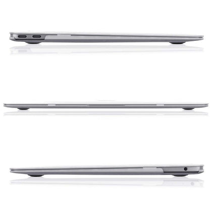 Techsuit UltraShell Hülle für Apple MacBook Air M2 13 Zoll (2024) / Air M2 13 Zoll (2022), Matt Transparent