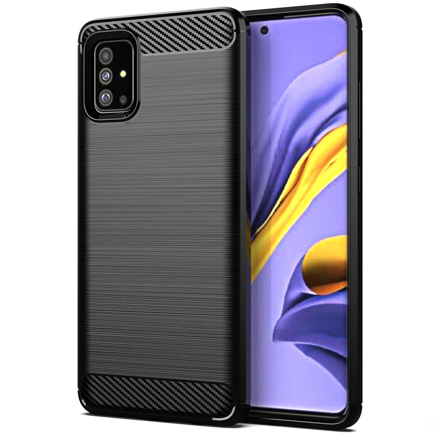 Case for Samsung Galaxy A51 A515, OEM, Carbon, Black