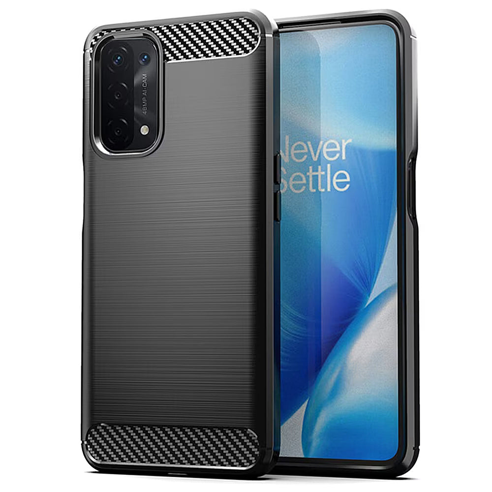 Hülle für Oppo A74 5G / A54 5G / A93 5G, OEM, Carbon, Schwarz