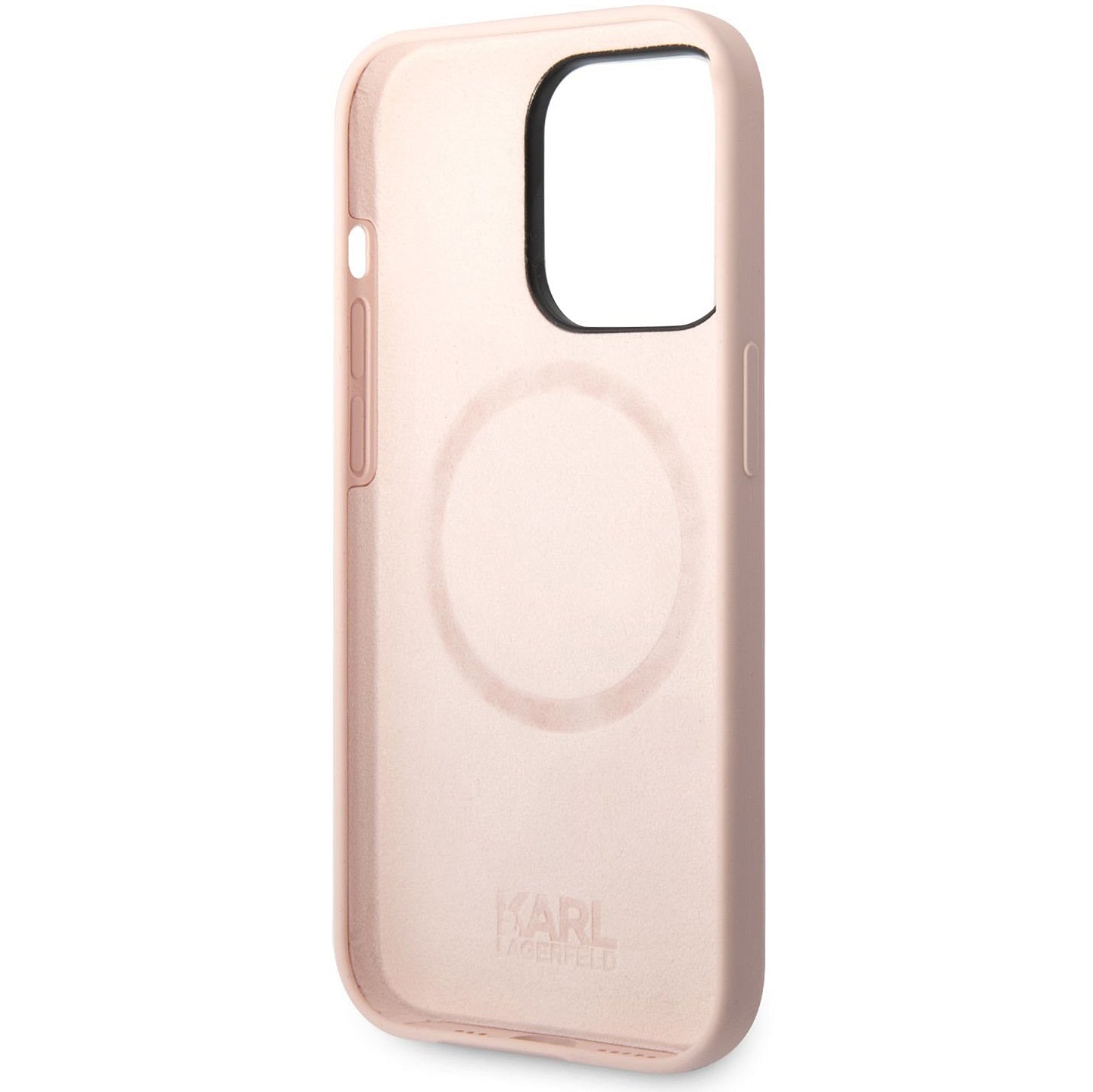 MagSafe Hülle für Apple iPhone 14 Pro, Karl Lagerfeld, Silicone Karl Head, Rosa