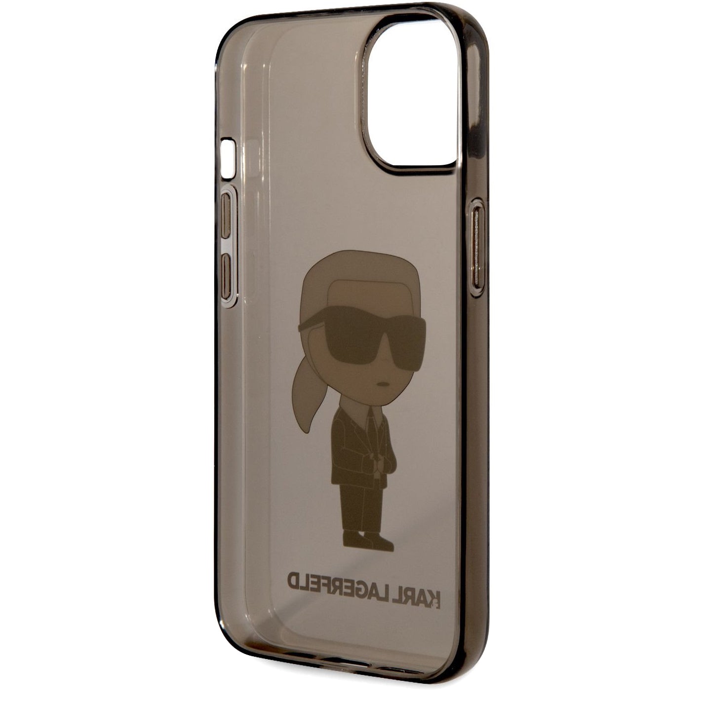 Hülle für Apple iPhone 14 Plus, Karl Lagerfeld, IML Ikonik NFT, Schwarz Transparent