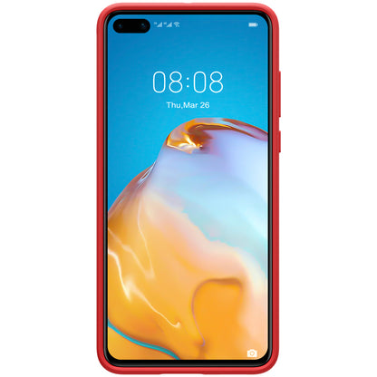 Hülle für Huawei P40, Nillkin, Flex Pure Liquid Silicone, Rot