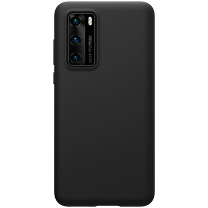 Hülle für Huawei P40, Nillkin, Flex Pure Liquid Silicone, Schwarz