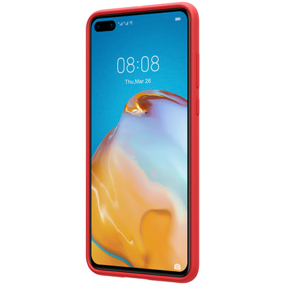 Hülle für Huawei P40, Nillkin, Flex Pure Liquid Silicone, Rot