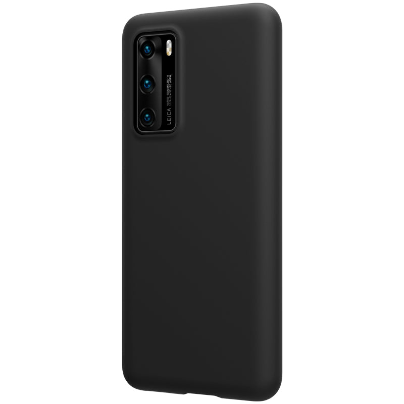 Hülle für Huawei P40, Nillkin, Flex Pure Liquid Silicone, Schwarz