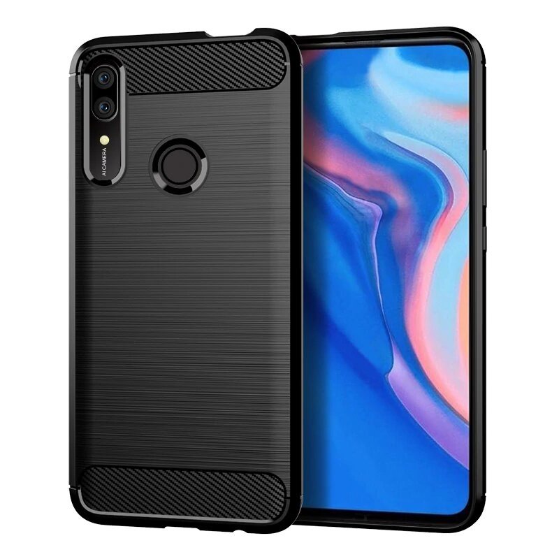 Hülle für Huawei P Smart Z, OEM, Carbon, Schwarz
