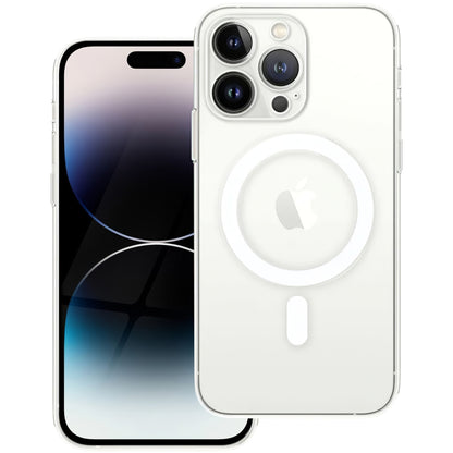 MagSafe-Hülle für Apple iPhone 14 Pro Max, OEM, Klar, Transparent