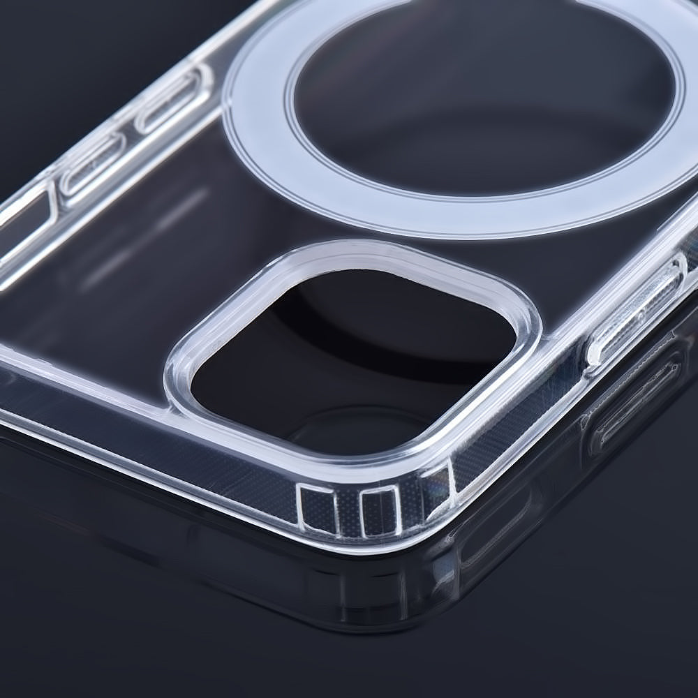 MagSafe-Hülle für Apple iPhone 12 Pro Max, OEM, Klar, Transparent