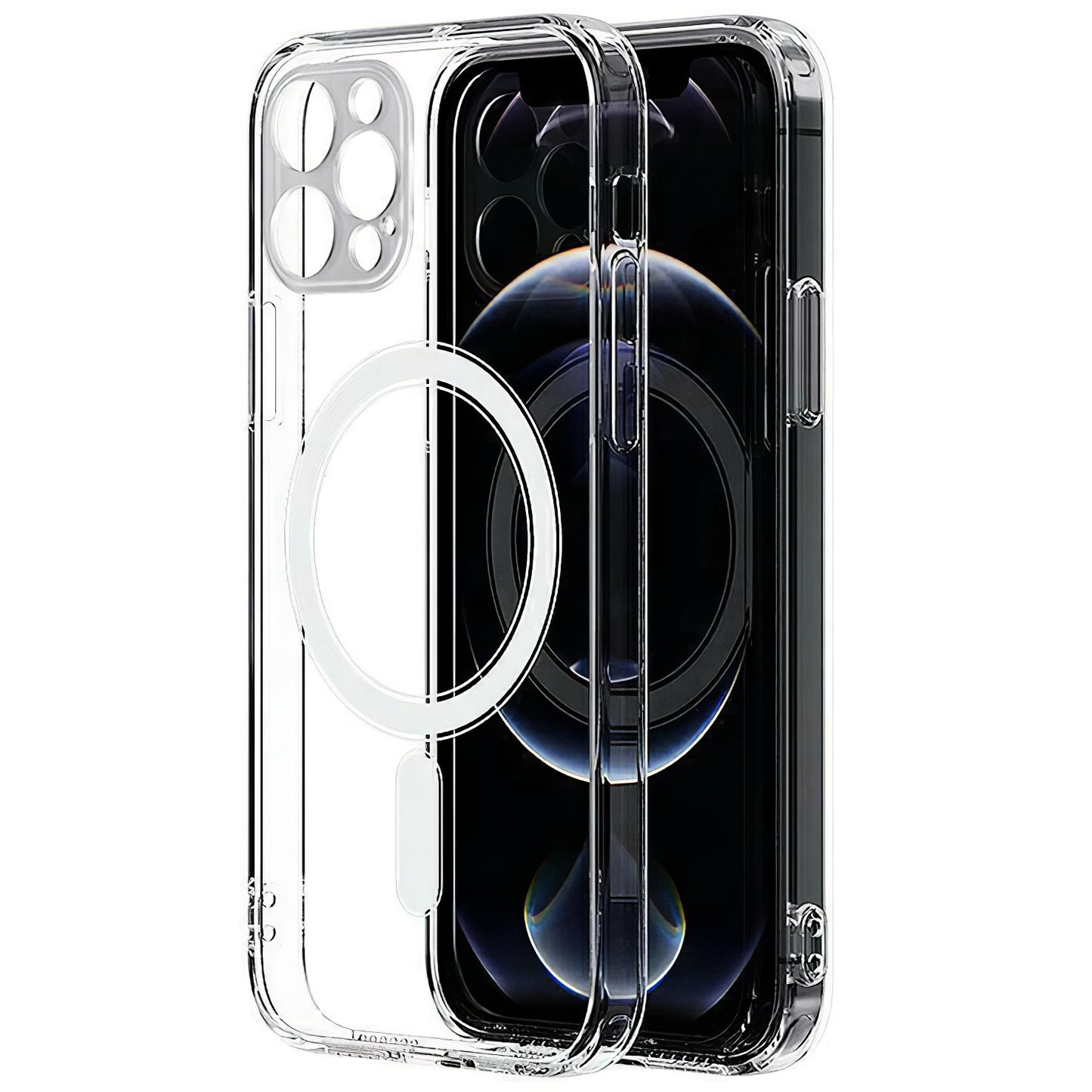 MagSafe Hülle für Apple iPhone 13 Pro, OEM, magnetisch stoßfest, transparent