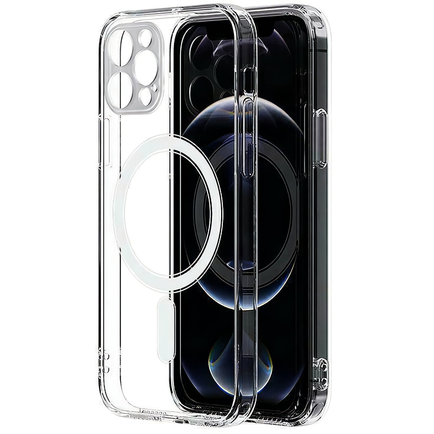 MagSafe-Hülle für Apple iPhone 12 Pro, OEM, Magnetisch, Transparent