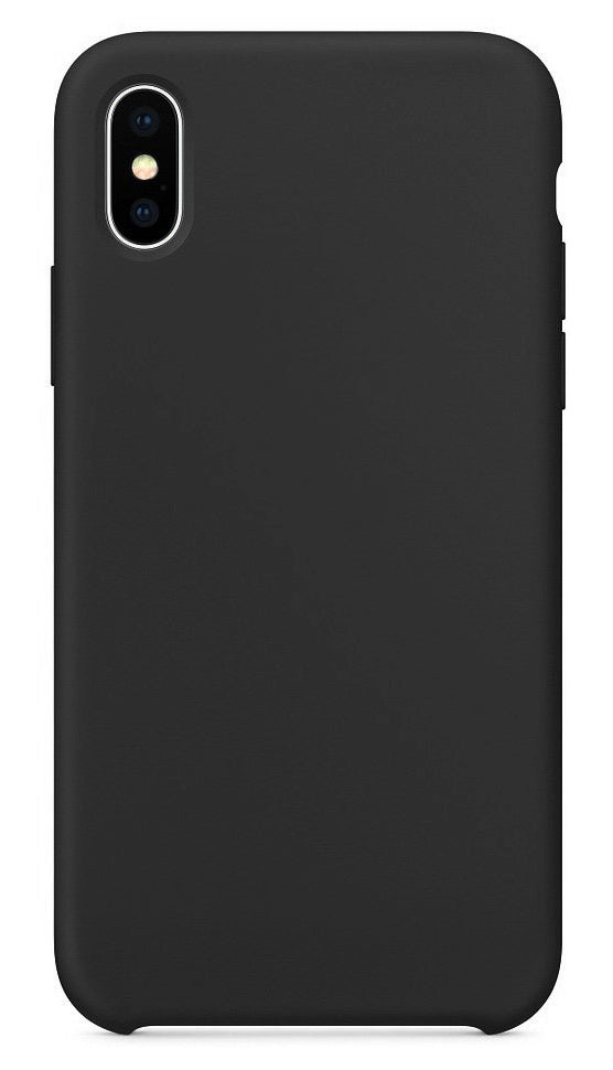 Case for Apple iPhone XS / X, OEM, Pure Silicone, Black