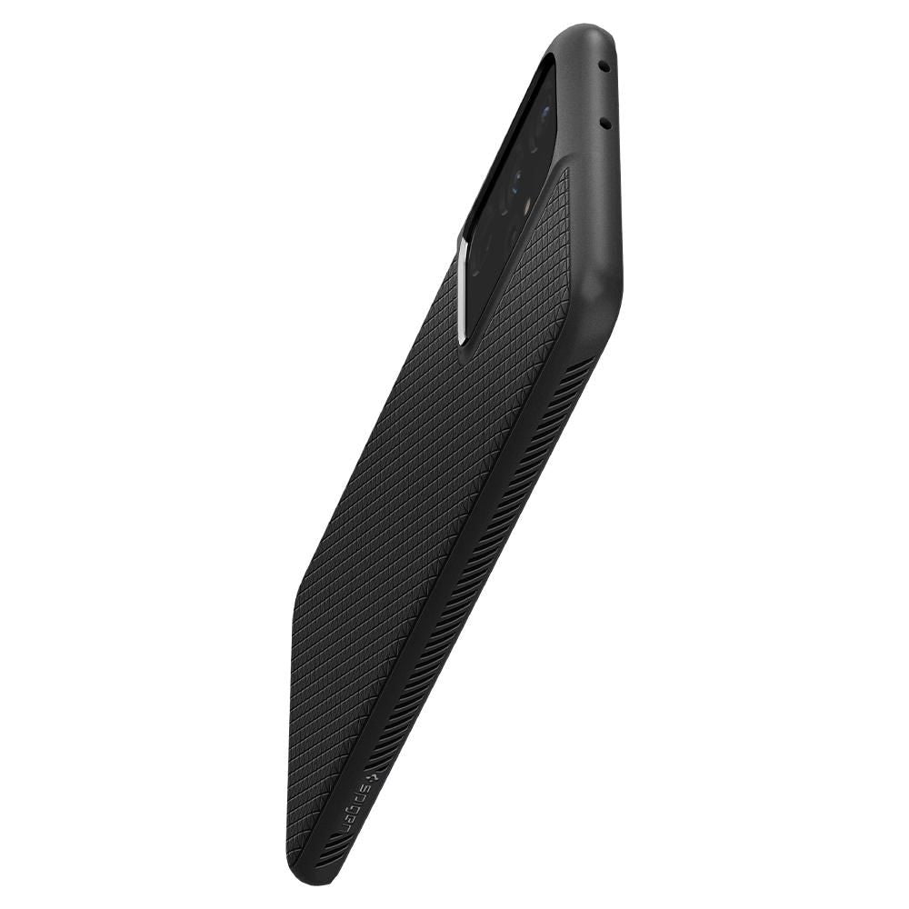 Hülle für Samsung Galaxy S21 Ultra 5G G998, Spigen, Liquid Air, Schwarz SPN1456BLK