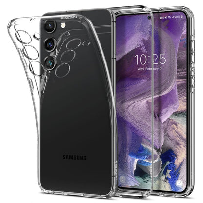 Hülle für Samsung Galaxy S23 S911, Spigen, Liquid Crystal, Transparent ACS05708