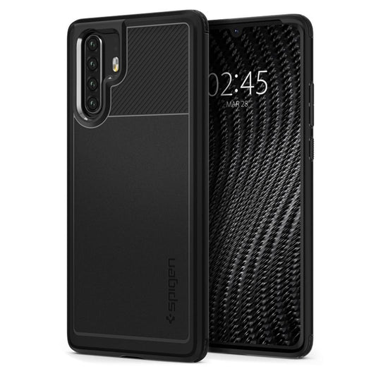 Gehäuse für Huawei P30 Pro, Spigen, Rugged Armour, Schwarz L37CS25725