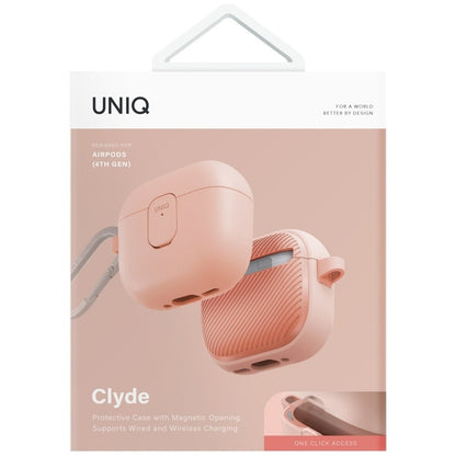 Hülle UNIQ Clyde für Apple AirPods 4, Koralle