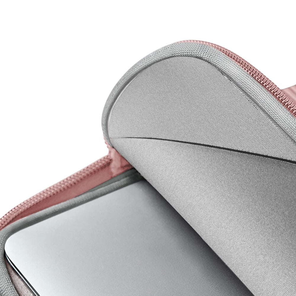 UNIQ Cyprus Ridge Hülle für Laptop max. 14 Zoll, Rosa