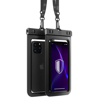Universal Waterproof Case for Phone max. 7inch, 3MK, Hydro, Black