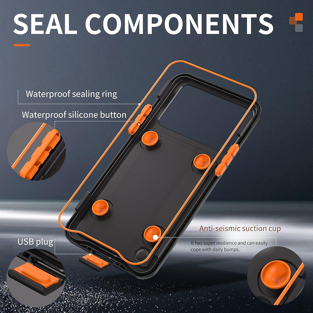 Universal Waterproof Case for Phone max. 6.7inch, ShellBox, AirBox, Black