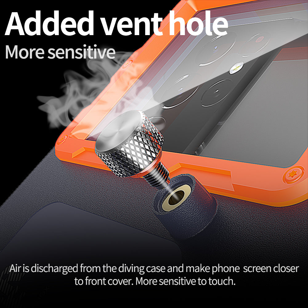 Universal Wasserdichte Handyhülle max. 6,8 Zoll, ShellBox, Schwarz