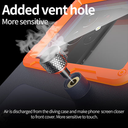 Universal Wasserdichte Handyhülle max. 6,8 Zoll, ShellBox, Schwarz