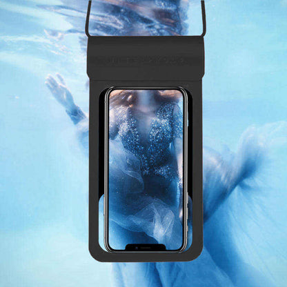 Universelle wasserdichte Handyhülle max. 6,8 Zoll, Techsuit, TWC1, Gold