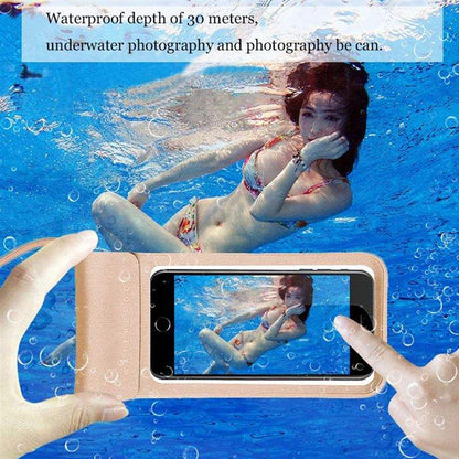 Universal Waterproof Case for Phone max. 6.8inch, Techsuit, TWC1, Black