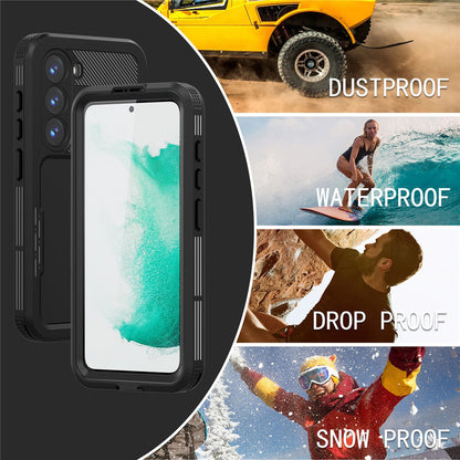 Wasserdichte Hülle für Samsung Galaxy S26 Plus S947, ShellBox, Schwarz