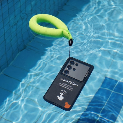 Universelle wasserdichte Hülle Spigen, Aqua Shield A604, Schwarz ACS11675