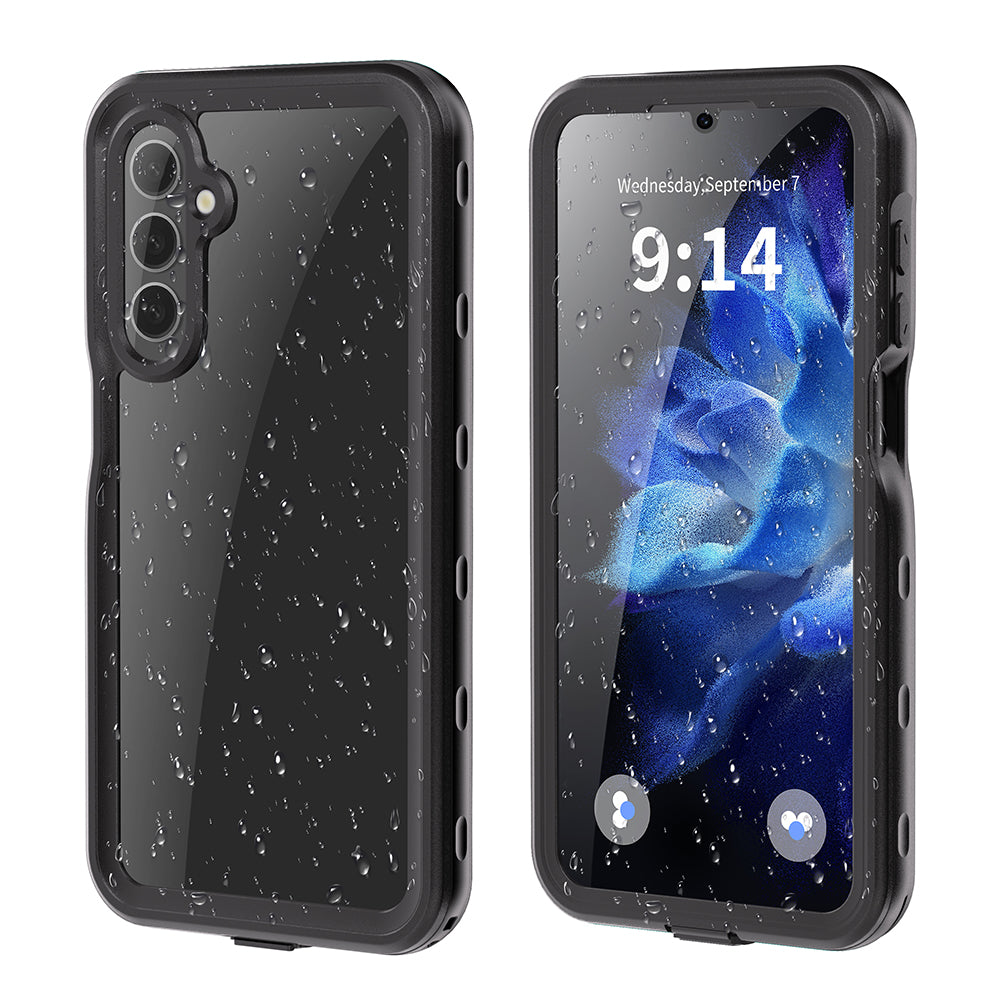 Wasserdichte Hülle für Samsung Galaxy A16 5G A166 / A16 4G A165, ShellBox, Schwarz