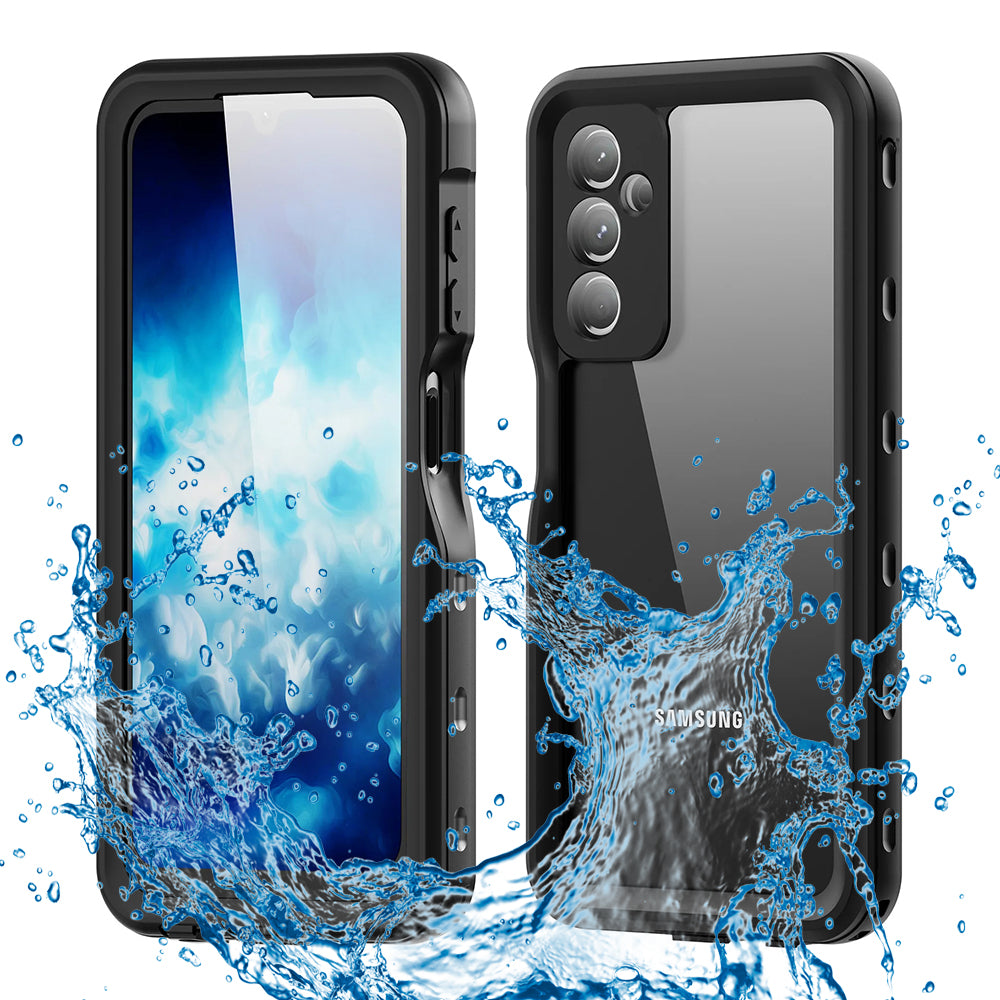 Wasserdichte Hülle für Samsung Galaxy A25 A256, ShellBox, Schwarz