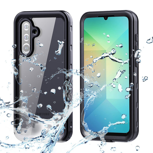 Wasserdichte Hülle für Samsung Galaxy A26 A266, ShellBox, Schwarz