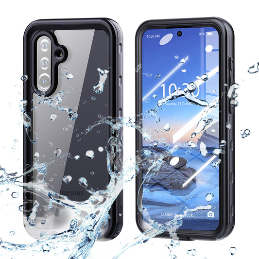 Wasserdichte Hülle für Samsung Galaxy A36 A366, ShellBox, Schwarz