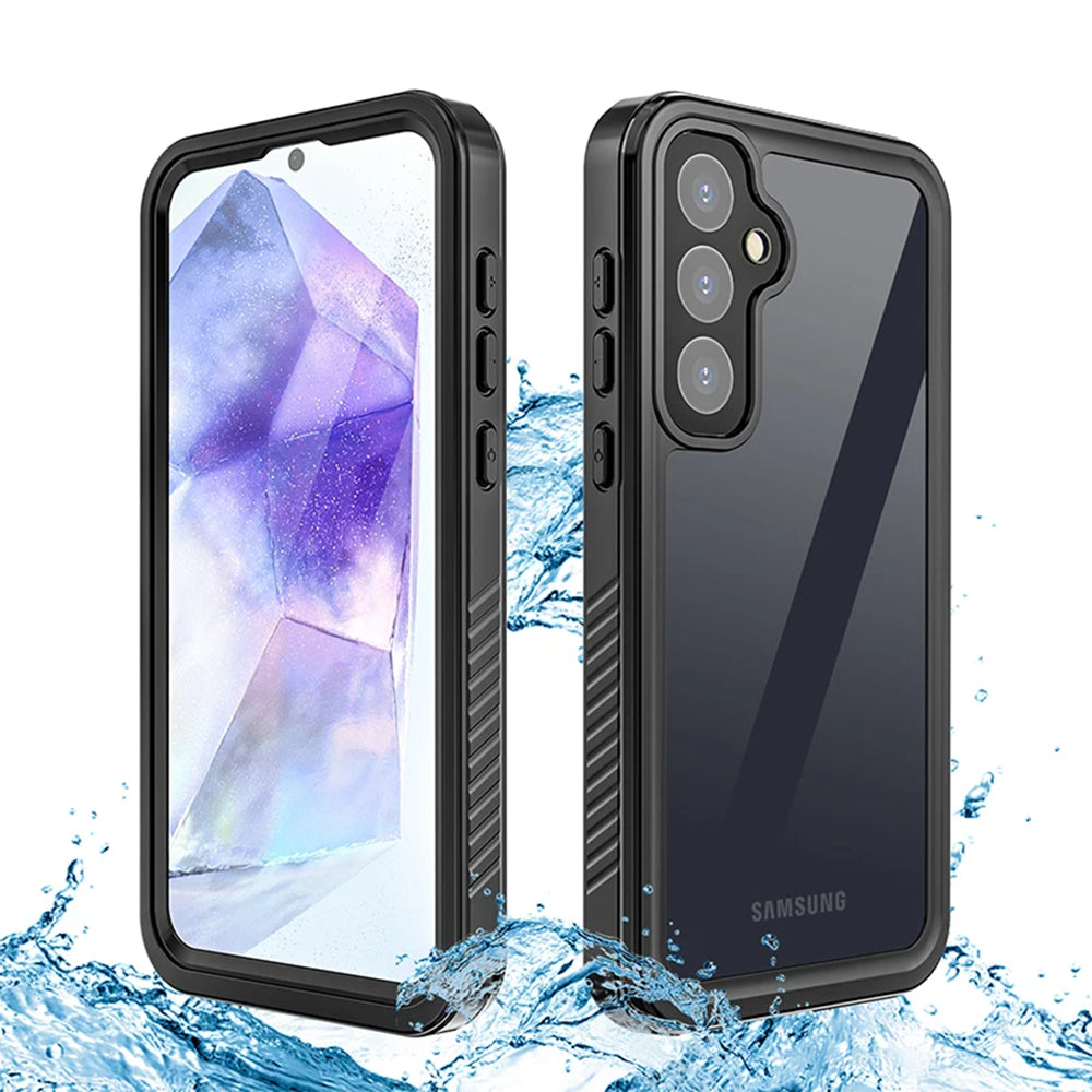 Waterproof Case for Samsung Galaxy S23 FE S711, ShellBox, Black