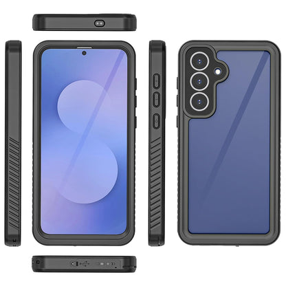 Wasserdichte Hülle für Samsung Galaxy S25 FE, ShellBox, Schwarz