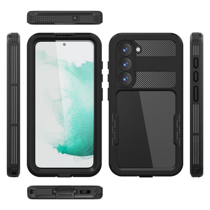 Wasserdichte Hülle für Samsung Galaxy S26 S942, ShellBox, Schwarz