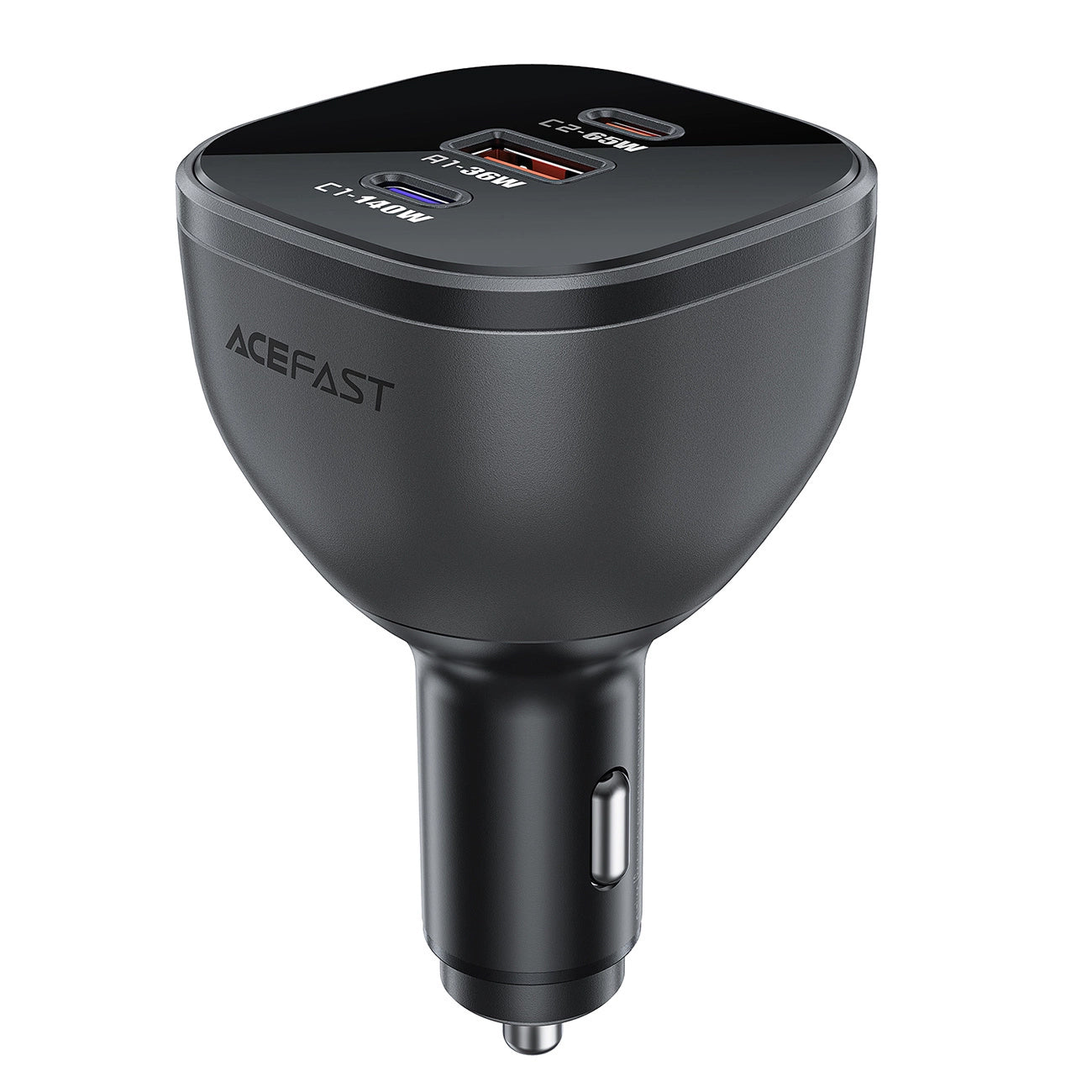 Acefast B14 Car Charger, 165W, 5A, 1 x USB-A - 2 x USB-C, Black