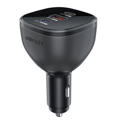 Acefast B14 Car Charger, 165W, 5A, 1 x USB-A - 2 x USB-C, Black