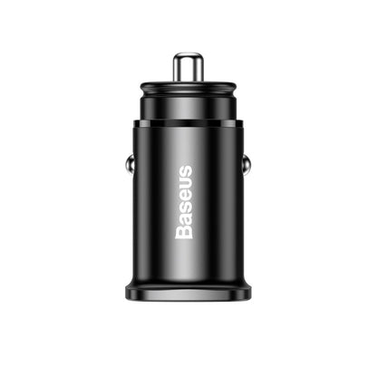 Baseus Square PPS Autoladegerät, 30 W, 5 A, 1 x USB-A – 1 x USB-C, Schwarz CCALL-AS01