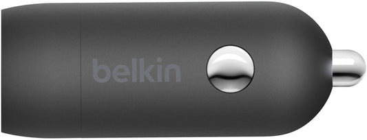 Belkin BoostCharge Auto-Ladegerät, 30W, 3A, 1 x USB-C, Schwarz CCA004btBK