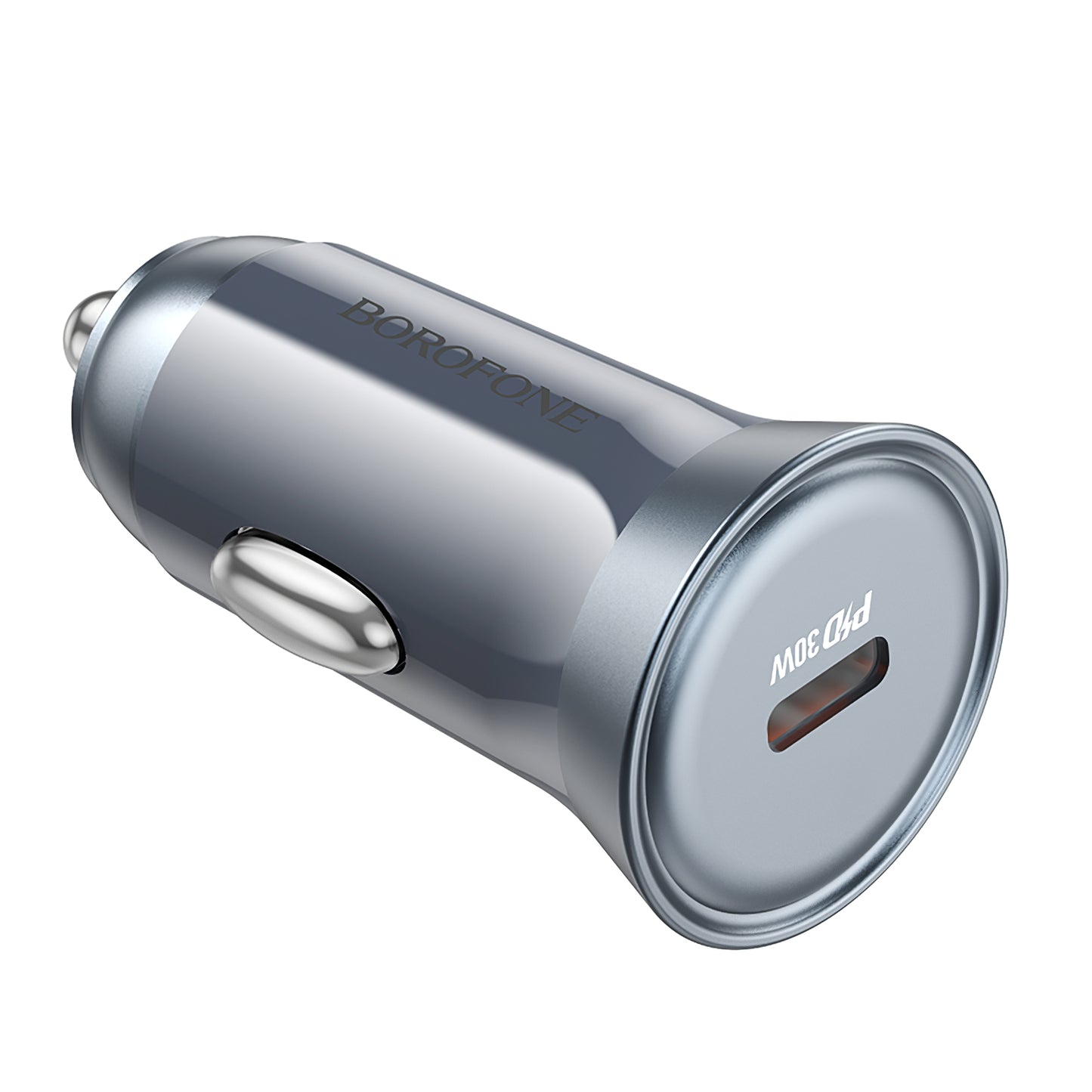 Borofone BZ26 Searcher Autoladegerät, 30 W, 3 A, 1 x USB-C, Grau