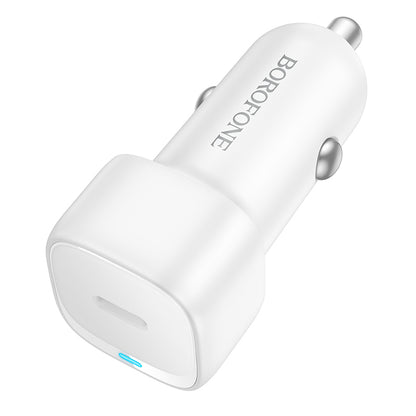 Auto-Ladegerät Borofone BZ34A Cloud, 20W, 3A, 1 x USB-C, Weiß