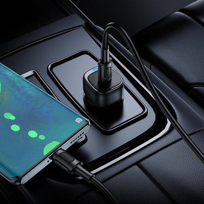 Auto-Ladegerät Borofone BZ34A Cloud, 20W, 3A, 1 x USB-C, Schwarz