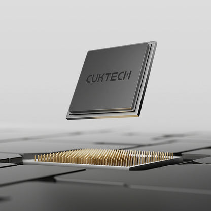 Auto-Ladegerät mit USB-C-Kabel Cuktech CC903P Display, 100W, 5A, 1 x USB-A - 1 x USB-C, Grau