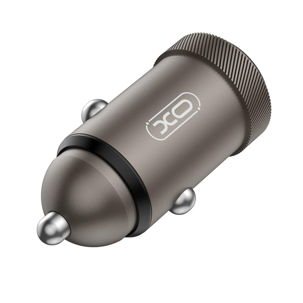 Auto-Ladegerät mit USB-C Kabel XO Design CC70, 30W, 3A, 1 x USB-C, Schwarz