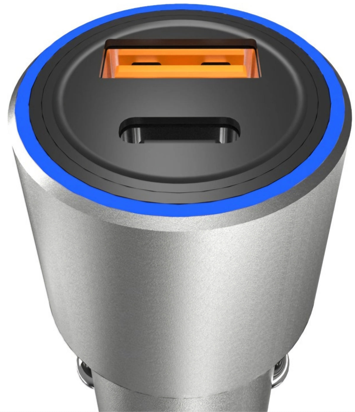 Auto-Ladegerät Dudao R4PQ NM, 22,5W, 3A, 1 x USB-A - 1 x USB-C, Grau