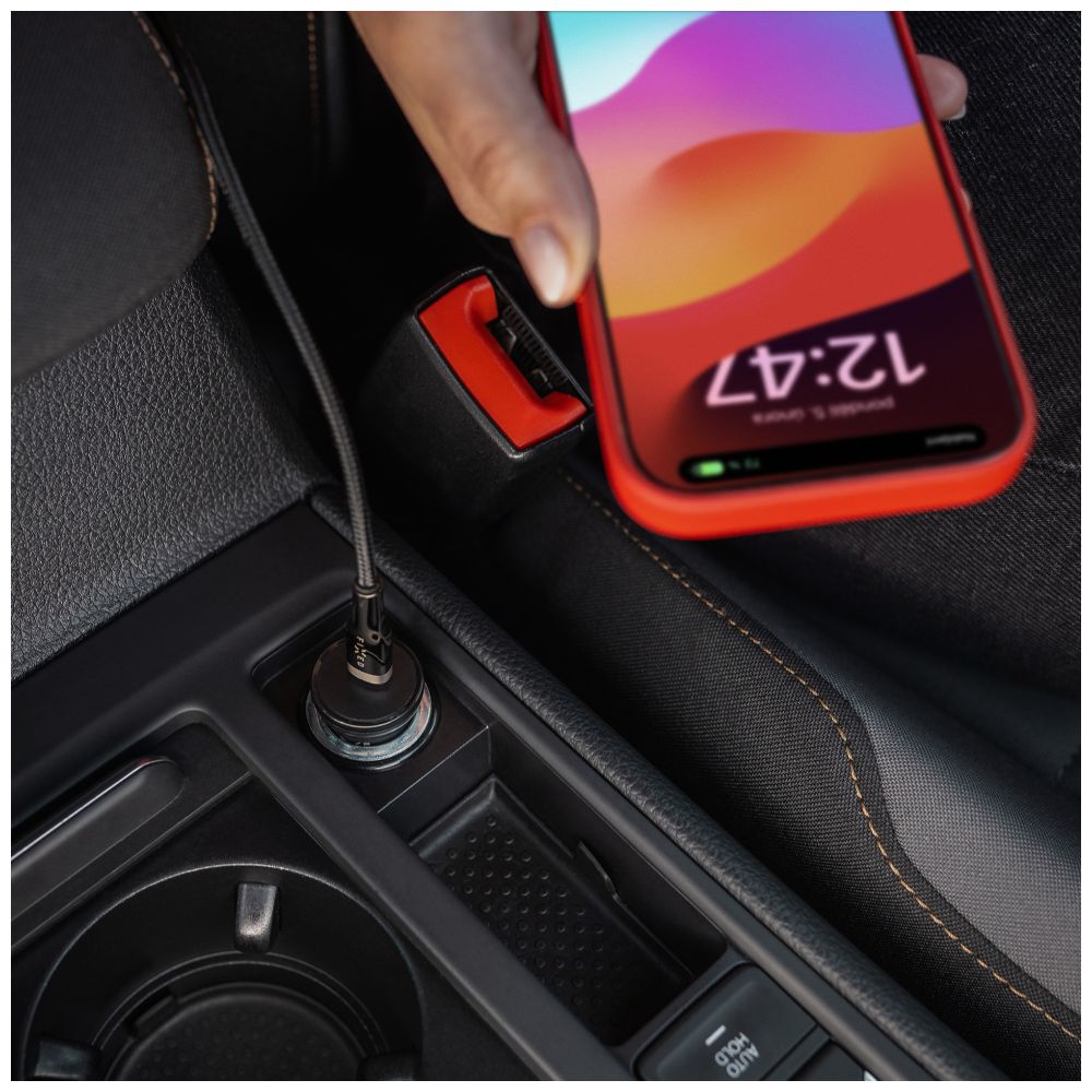 Auto-Ladegerät Fixed, 30W, 3A, 1 x USB-C, Schwarz