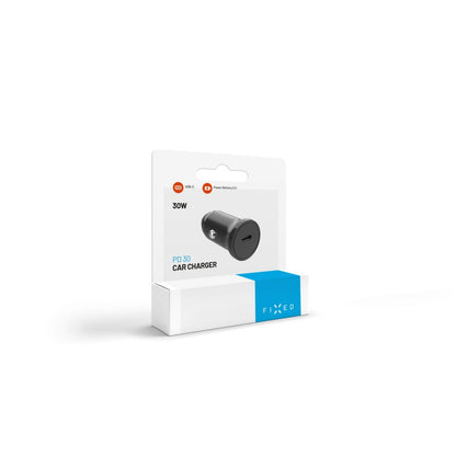 Auto-Ladegerät Fixed, 30W, 3A, 1 x USB-C, Schwarz