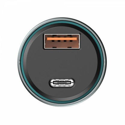 Auto-Ladegerät HAVIT CC2017, 45W, 3A, 1 x USB-A - 1 x USB-C, Schwarz Blau