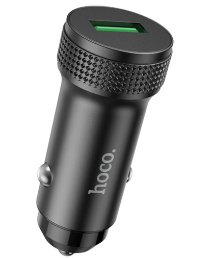HOCO Z49A Car Charger, 18W, 3A, 1 x USB-A, Black