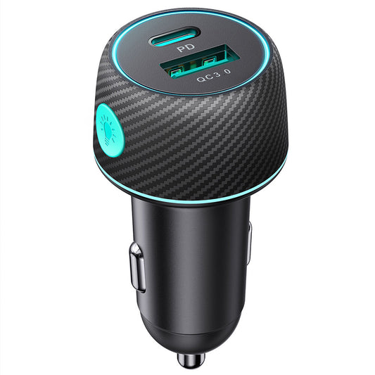 Autoladegerät Joyroom JR-CCN01, 60 W, 3 A, 1 x USB-A - 1 x USB-C, Schwarz